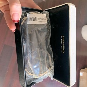 Alicia and Olivia Stacey Crystal Dark Tortoise Glasses.